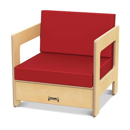 Jonti-Craft Living Room Chair, Red 0376JC